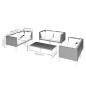 vidaXL 7-tlg. Garten-Lounge-Set mit Kissen Poly Rattan Dunkelgrau vidaXL 7-tlg. Garten-Lounge-Set mit Kissen Poly Rattan Dunkelgrau