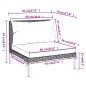 vidaXL 10-tlg. Garten-Lounge-Set mit Kissen Poly Rattan Dunkelgrau vidaXL 10-tlg. Garten-Lounge-Set mit Kissen Poly Rattan Dunkelgrau