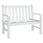 Gartenbank-Auflage Blattmuster 100x50x3 cm Oxford-Gewebe Gartenbank-Auflage Blattmuster 100x50x3 cm Oxford-Gewebe