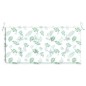 Gartenbank-Auflage Blattmuster 100x50x3 cm Oxford-Gewebe Gartenbank-Auflage Blattmuster 100x50x3 cm Oxford-Gewebe