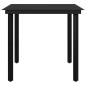 vidaXL 3-tlg. Garten-Essgruppe mit Auflagen Poly Rattan und Glas vidaXL 3-tlg. Garten-Essgruppe mit Auflagen Poly Rattan und Glas