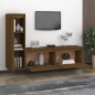 vidaXL TV-Schränke 3 Stk. Honigbraun Massivholz Kiefer vidaXL TV-Schränke 3 Stk. Honigbraun Massivholz Kiefer