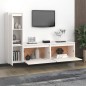 vidaXL TV-Schränke 3 Stk. Weiß Massivholz Kiefer vidaXL TV-Schränke 3 Stk. Weiß Massivholz Kiefer