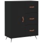 Highboard Schwarz 69,5x34x180 cm Holzwerkstoff Highboard Schwarz 69,5x34x180 cm Holzwerkstoff