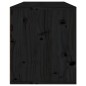 vidaXL TV-Schränke 3 Stk. Schwarz Massivholz Kiefer vidaXL TV-Schränke 3 Stk. Schwarz Massivholz Kiefer