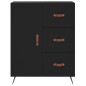 Highboard Schwarz 69,5x34x180 cm Holzwerkstoff Highboard Schwarz 69,5x34x180 cm Holzwerkstoff