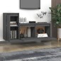 vidaXL TV-Schränke 2 Stk. Grau Massivholz Kiefer vidaXL TV-Schränke 2 Stk. Grau Massivholz Kiefer