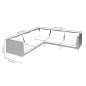 vidaXL 5-tlg. Garten-Lounge-Set mit Auflagen Poly Rattan Dunkelgrau vidaXL 5-tlg. Garten-Lounge-Set mit Auflagen Poly Rattan Dunkelgrau