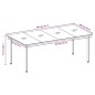 vidaXL Garten-Esstisch Schwarz 200x100x74 cm Stahl und Glas vidaXL Garten-Esstisch Schwarz 200x100x74 cm Stahl und Glas