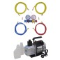 vidaXL Vakuumpumpe 50 L/min 4-Wege-Verteiler-Manometer Klimaanlagen vidaXL Vakuumpumpe 50 L/min 4-Wege-Verteiler-Manometer Klimaanlagen