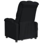 vidaXL Massagesessel mit Aufstehhilfe Schwarz Stoff vidaXL Massagesessel mit Aufstehhilfe Schwarz Stoff