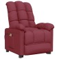 vidaXL Massagesessel mit Aufstehhilfe Weinrot Stoff vidaXL Massagesessel mit Aufstehhilfe Weinrot Stoff