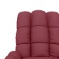 vidaXL Massagesessel mit Aufstehhilfe Weinrot Stoff vidaXL Massagesessel mit Aufstehhilfe Weinrot Stoff