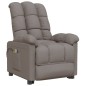 vidaXL Massagesessel mit Aufstehhilfe Taupe Stoff vidaXL Massagesessel mit Aufstehhilfe Taupe Stoff