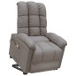 vidaXL Massagesessel mit Aufstehhilfe Taupe Stoff vidaXL Massagesessel mit Aufstehhilfe Taupe Stoff