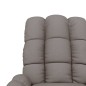 vidaXL Massagesessel mit Aufstehhilfe Taupe Stoff vidaXL Massagesessel mit Aufstehhilfe Taupe Stoff