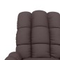 vidaXL Massagesessel mit Aufstehhilfe Dunkelbraun Stoff vidaXL Massagesessel mit Aufstehhilfe Dunkelbraun Stoff
