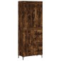 Highboard Räuchereiche 69,5x34x180 cm Holzwerkstoff Highboard Räuchereiche 69,5x34x180 cm Holzwerkstoff