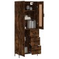 Highboard Räuchereiche 69,5x34x180 cm Holzwerkstoff Highboard Räuchereiche 69,5x34x180 cm Holzwerkstoff