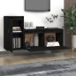 vidaXL TV-Schränke 2 Stk. Schwarz Massivholz Kiefer vidaXL TV-Schränke 2 Stk. Schwarz Massivholz Kiefer
