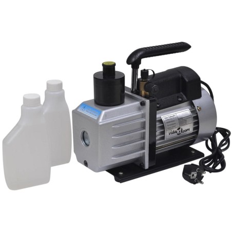 vidaXL Vakuumpumpe mit 4-Wege-Verteiler-Manometer Set für Klimaanlagen