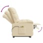 vidaXL Massagesessel mit Aufstehhilfe Creme Stoff vidaXL Massagesessel mit Aufstehhilfe Creme Stoff