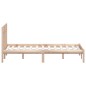 vidaXL Massivholzbett 120x190 cm vidaXL Massivholzbett 120x190 cm