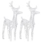 vidaXL Weihnachtsdekoration Rentiere mit Schlitten 240 LEDs Acryl vidaXL Weihnachtsdekoration Rentiere mit Schlitten 240 LEDs Acryl