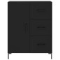 Highboard Schwarz 69,5x34x180 cm Holzwerkstoff Highboard Schwarz 69,5x34x180 cm Holzwerkstoff