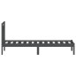 vidaXL Massivholzbett Grau Kiefer 90x200 cm vidaXL Massivholzbett Grau Kiefer 90x200 cm