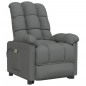 vidaXL Massagesessel mit Aufstehhilfe Dunkelgrau Stoff vidaXL Massagesessel mit Aufstehhilfe Dunkelgrau Stoff