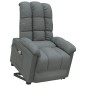 vidaXL Massagesessel mit Aufstehhilfe Dunkelgrau Stoff vidaXL Massagesessel mit Aufstehhilfe Dunkelgrau Stoff