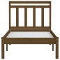 vidaXL Massivholzbett Honigbraun 75x190 cm vidaXL Massivholzbett Honigbraun 75x190 cm