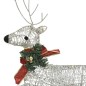 vidaXL Rentier mit Schlitten Weihnachtsdekoration 140 LEDs Golden vidaXL Rentier mit Schlitten Weihnachtsdekoration 140 LEDs Golden