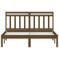 vidaXL Massivholzbett Honigbraun 120x190 cm vidaXL Massivholzbett Honigbraun 120x190 cm