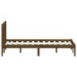 vidaXL Massivholzbett Honigbraun 120x190 cm vidaXL Massivholzbett Honigbraun 120x190 cm