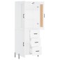 vidaXL Highboard Weiß 69,5x34x180 cm Holzwerkstoff vidaXL Highboard Weiß 69,5x34x180 cm Holzwerkstoff
