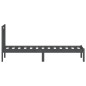 vidaXL Massivholzbett Grau 90x190 cm vidaXL Massivholzbett Grau 90x190 cm