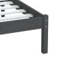 vidaXL Massivholzbett Grau 90x190 cm vidaXL Massivholzbett Grau 90x190 cm