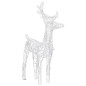 vidaXL Rentiere Schlitten Weihnachtsdekoration 320 LEDs Acryl vidaXL Rentiere Schlitten Weihnachtsdekoration 320 LEDs Acryl
