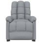 vidaXL Massagesessel mit Aufstehhilfe Hellgrau Stoff vidaXL Massagesessel mit Aufstehhilfe Hellgrau Stoff