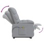 vidaXL Massagesessel mit Aufstehhilfe Hellgrau Stoff vidaXL Massagesessel mit Aufstehhilfe Hellgrau Stoff