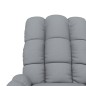 vidaXL Massagesessel mit Aufstehhilfe Hellgrau Stoff vidaXL Massagesessel mit Aufstehhilfe Hellgrau Stoff