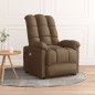 vidaXL Massagesessel mit Aufstehhilfe Braun Stoff vidaXL Massagesessel mit Aufstehhilfe Braun Stoff