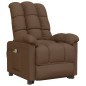 vidaXL Massagesessel mit Aufstehhilfe Braun Stoff vidaXL Massagesessel mit Aufstehhilfe Braun Stoff