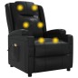 vidaXL Massagesessel mit Aufstehhilfe Schwarz Kunstleder vidaXL Massagesessel mit Aufstehhilfe Schwarz Kunstleder