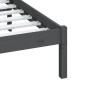 vidaXL Massivholzbett Grau Kiefer 140x190 cm vidaXL Massivholzbett Grau Kiefer 140x190 cm