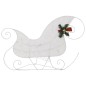 vidaXL Rentier mit Schlitten Weihnachtsdekoration 100LEDs Outdoor Weiß vidaXL Rentier mit Schlitten Weihnachtsdekoration 100LEDs Outdoor Weiß