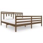 vidaXL Massivholzbett Honigbraun 200x200 cm vidaXL Massivholzbett Honigbraun 200x200 cm