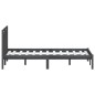 vidaXL Massivholzbett Grau 120x190 cm vidaXL Massivholzbett Grau 120x190 cm